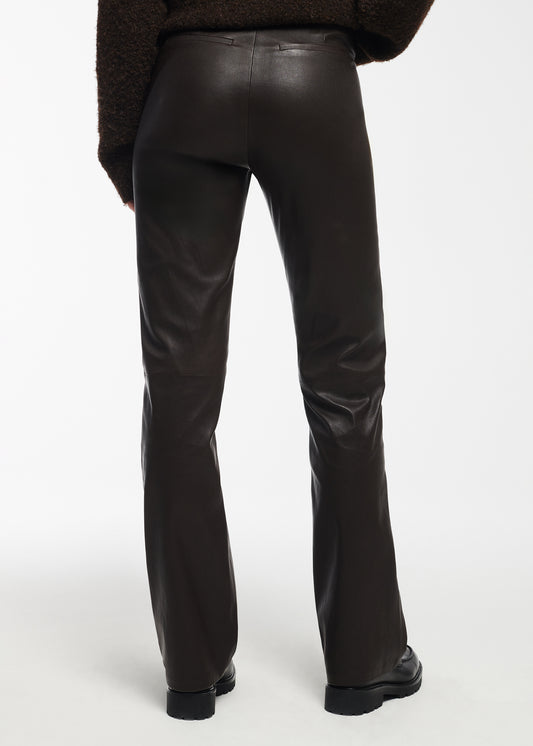 LUNYA Leather Stretch Trousers