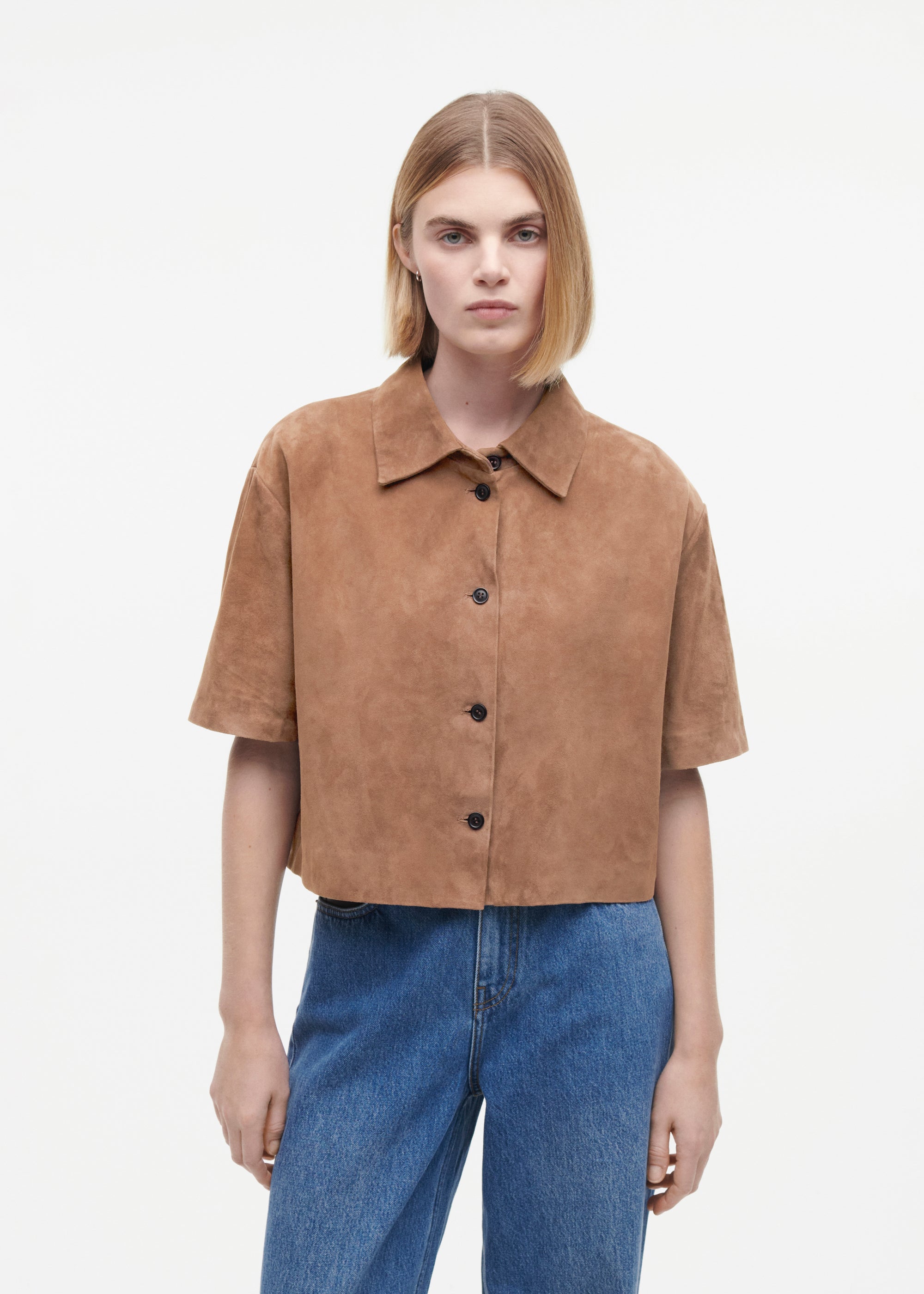 EVELINE Suede Top