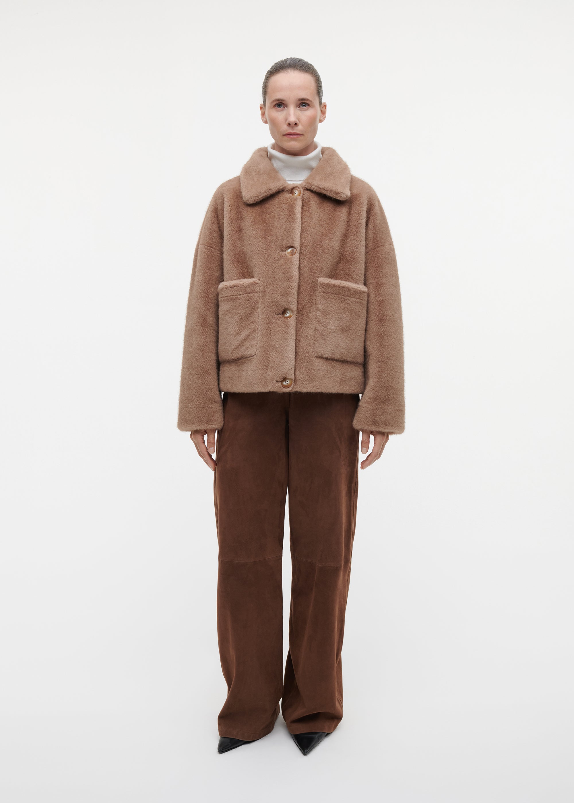 FAJE Reversible Faux Fur Jacket