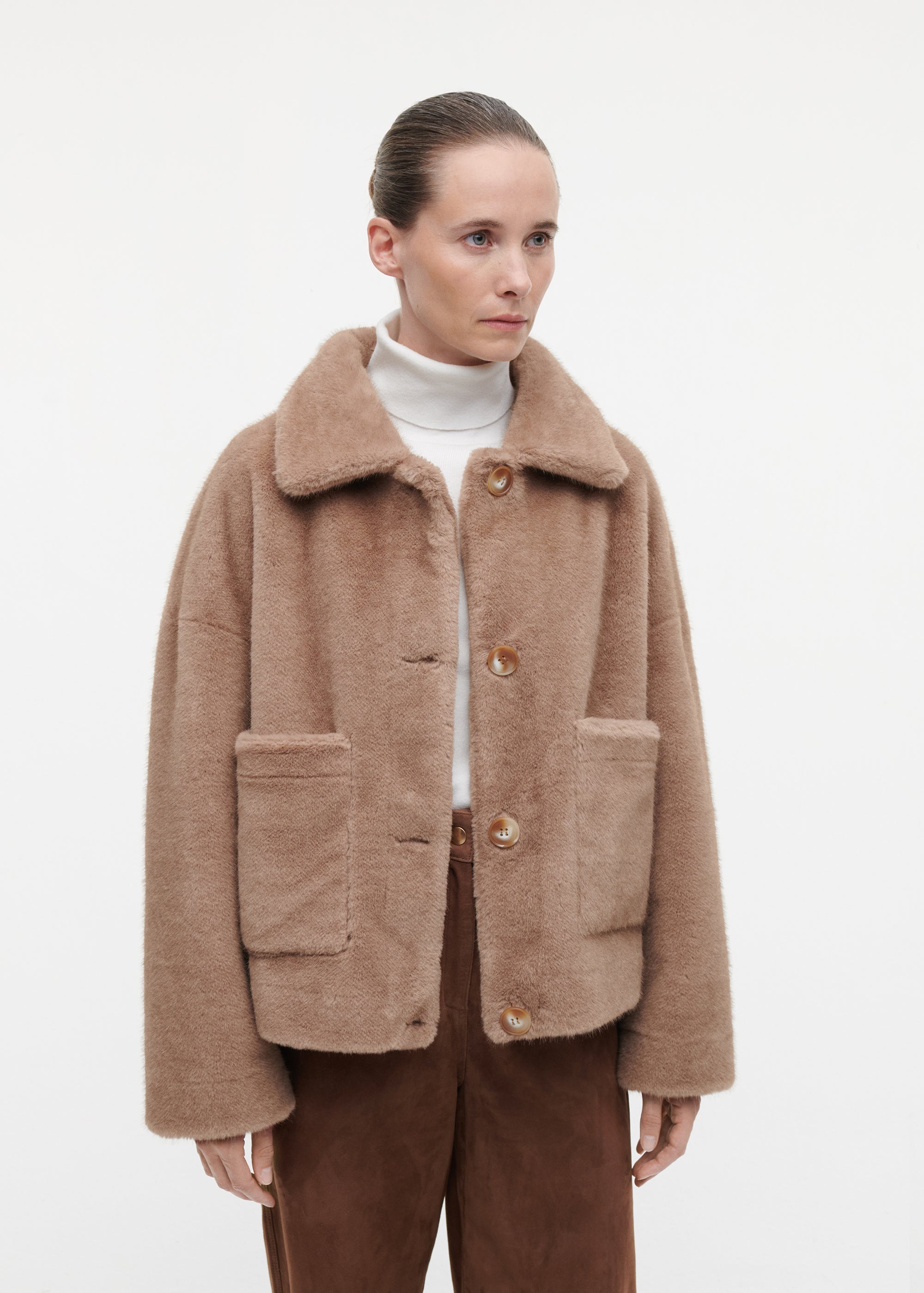 FAJE Reversible Faux Fur Jacket