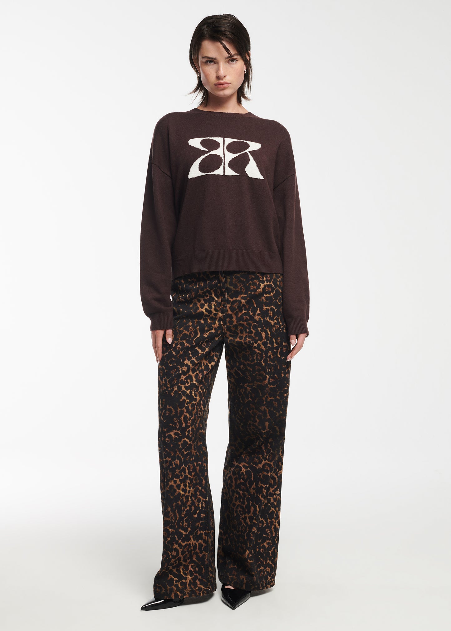 Agnes Leopard Trousers