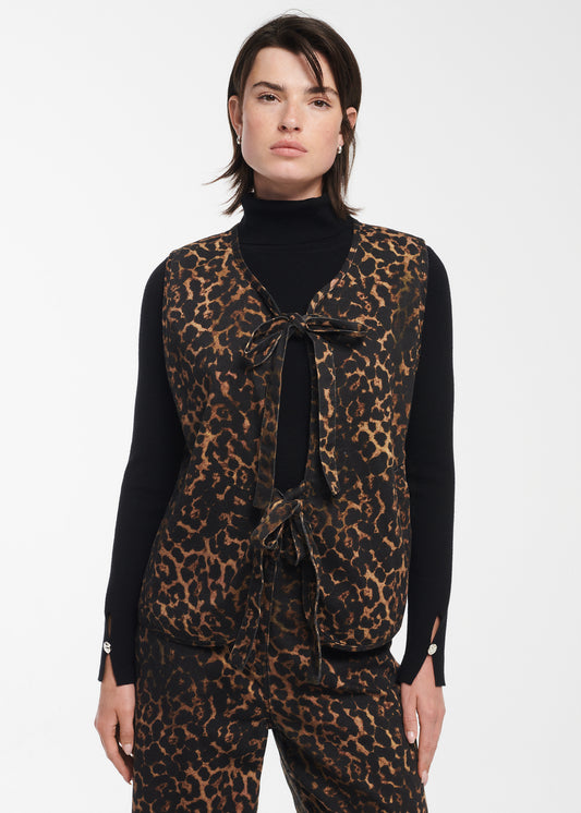 ELENI Leopard Gilet