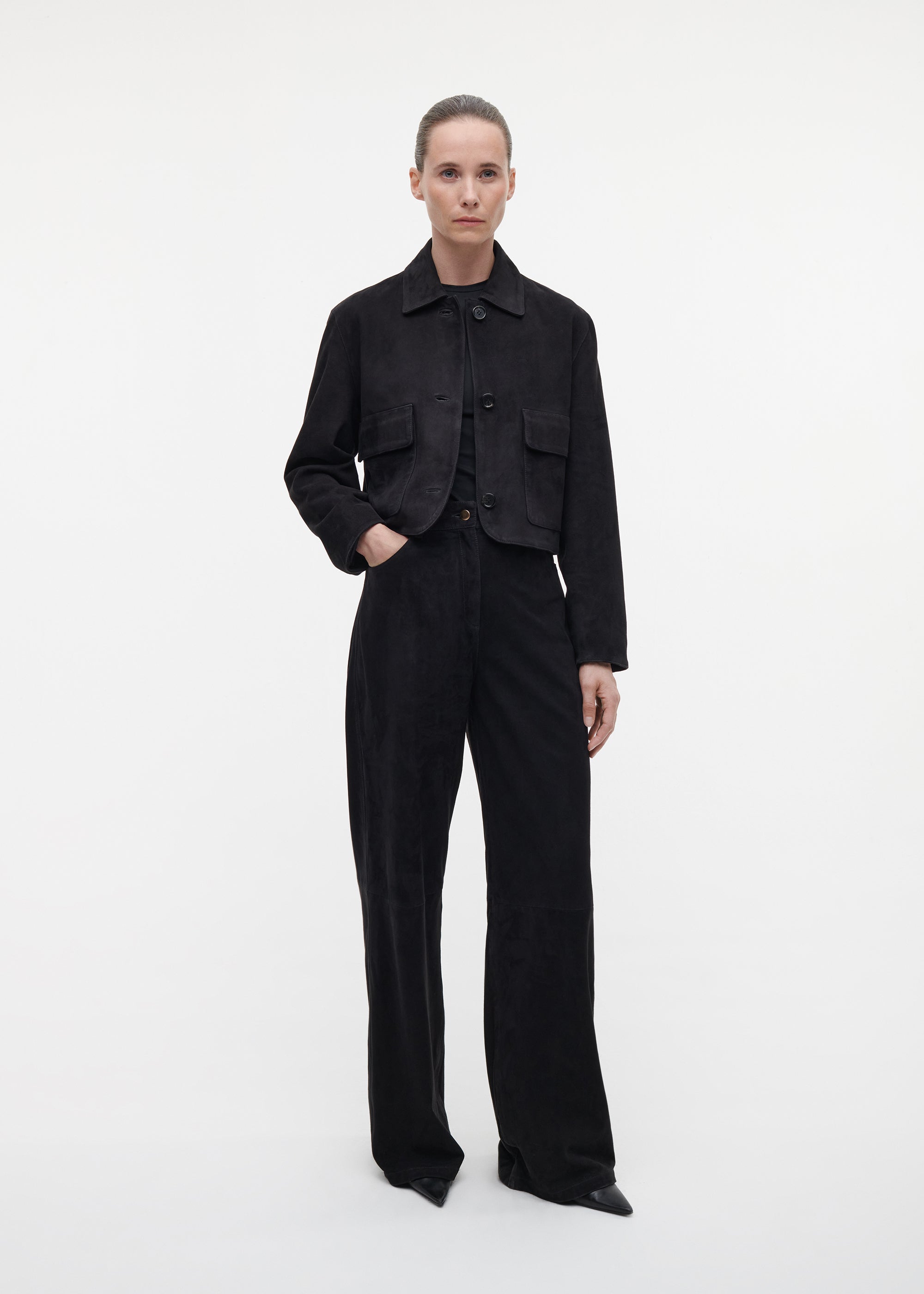 KAIA Suede Trousers