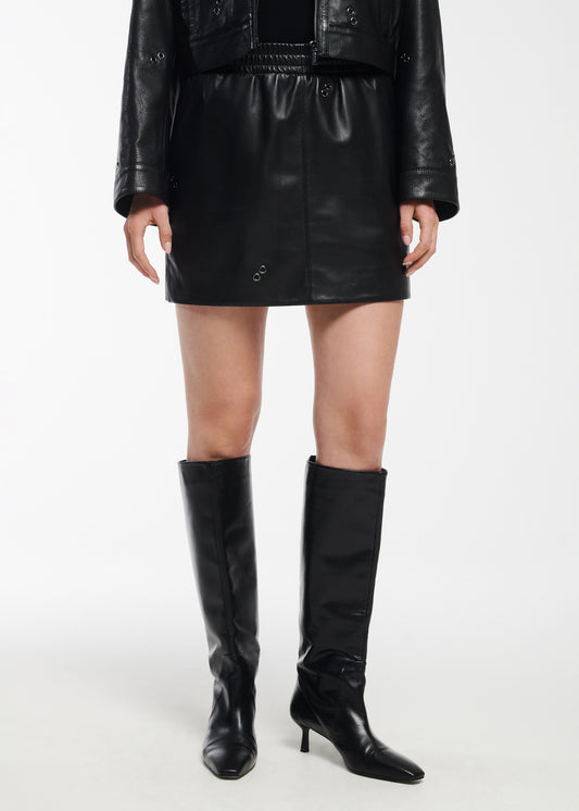 SILKEY Leather Skirt