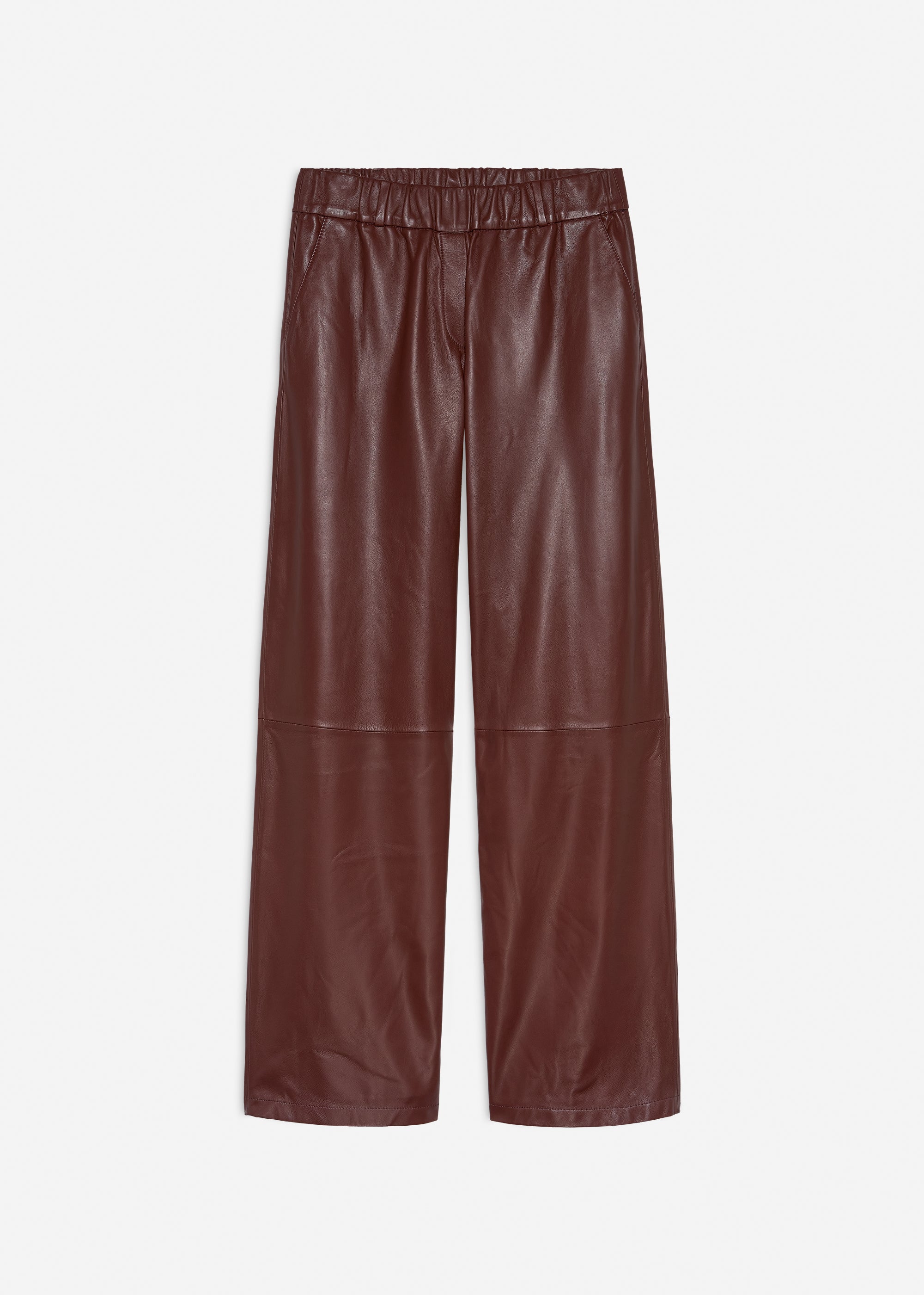 THALINA Leather Trousers