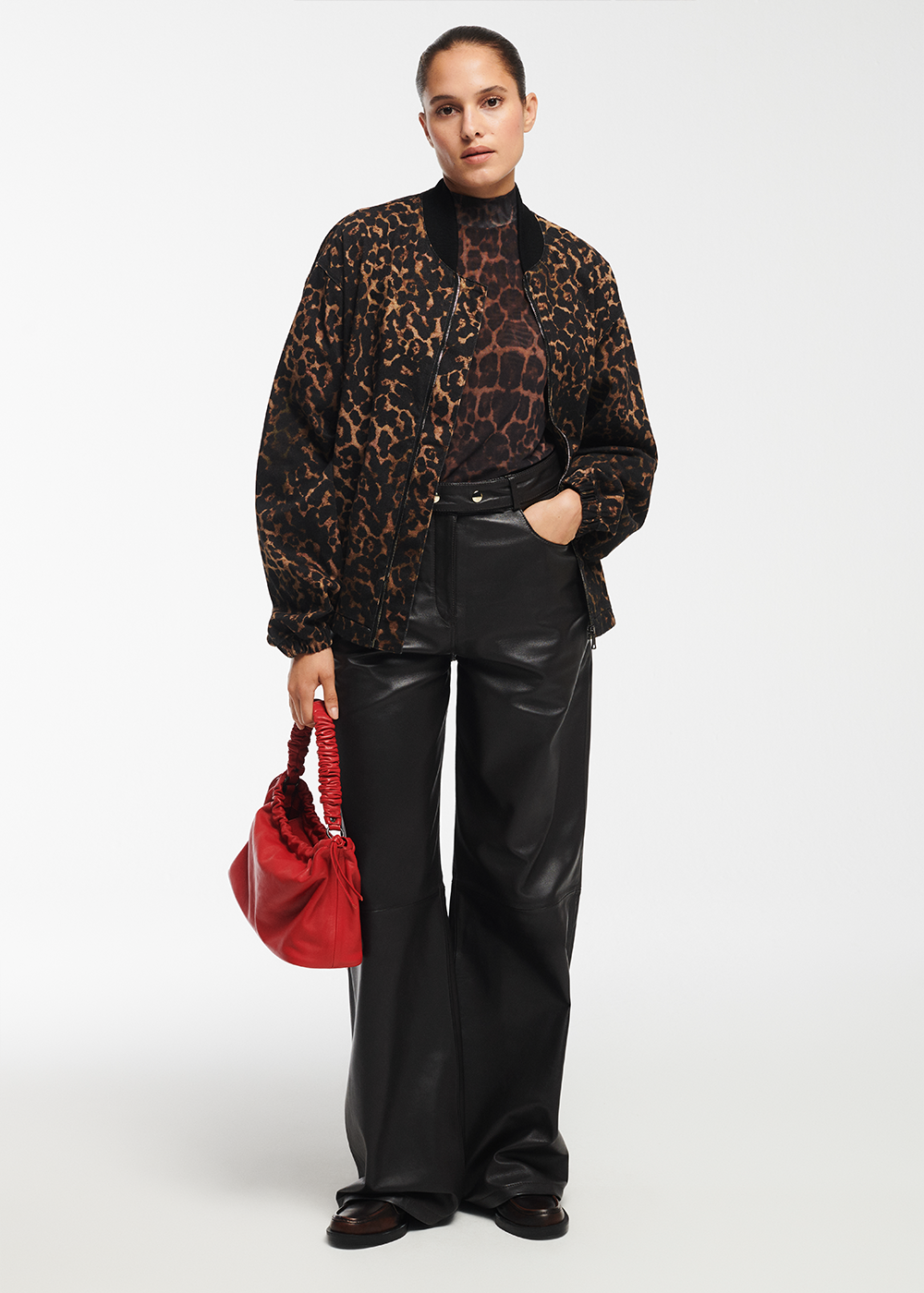 KAIA Leather Trousers | Archive