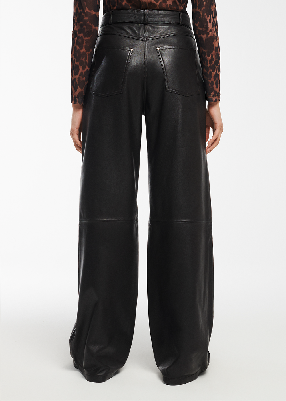 KAIA Leather Trousers