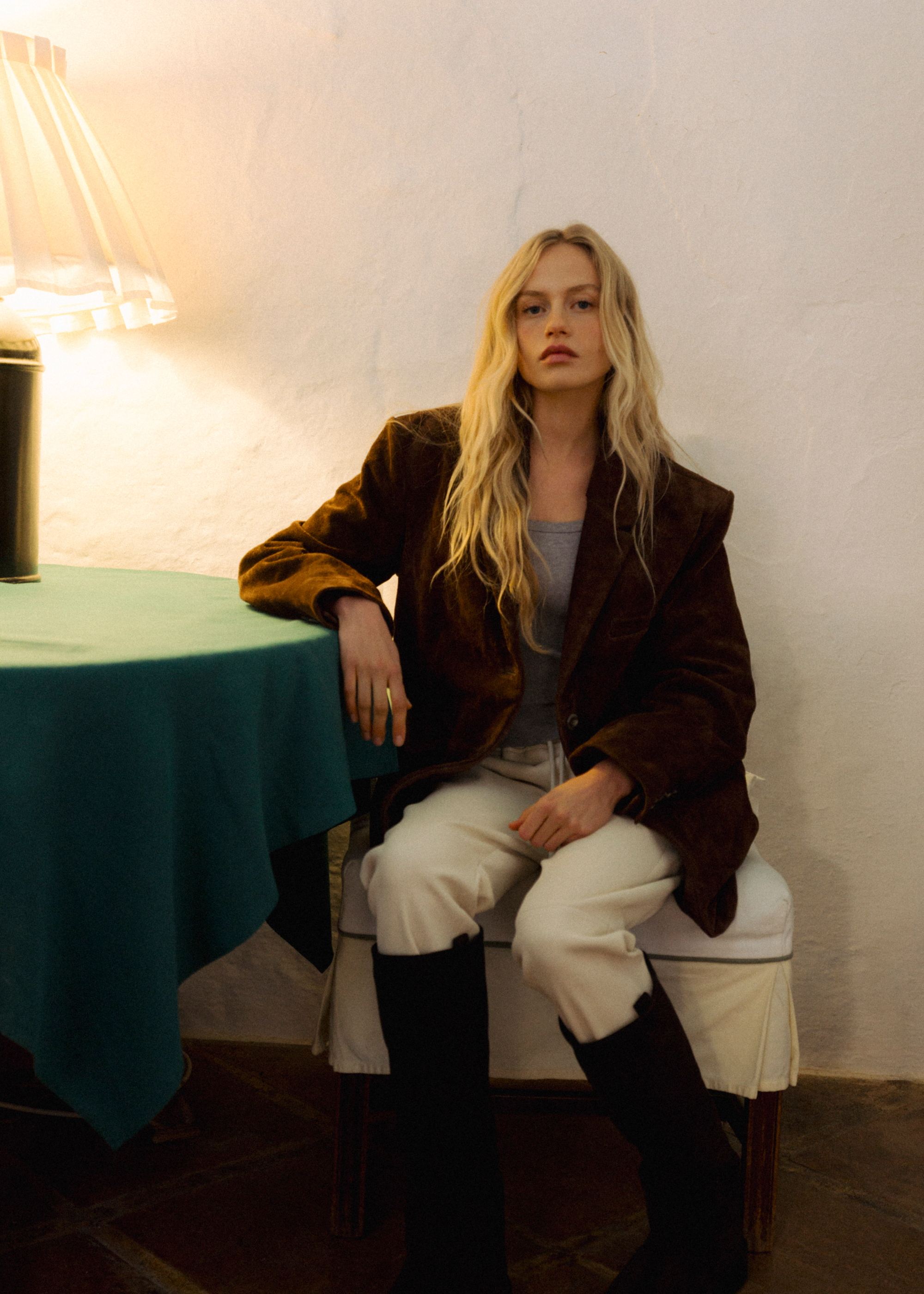 SILVY Gritty Suede Blazer