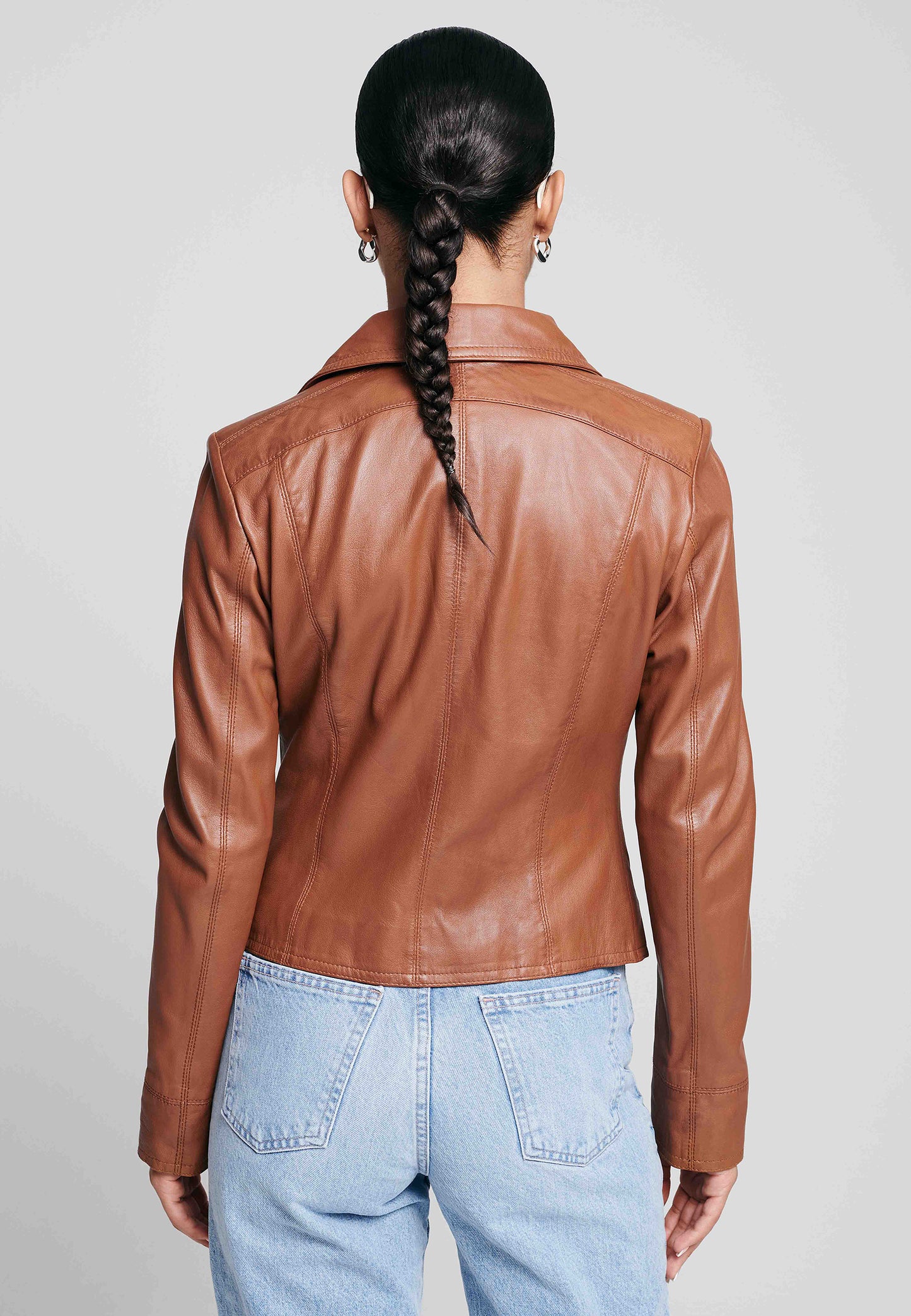 LOVATO Leather Biker Jacket