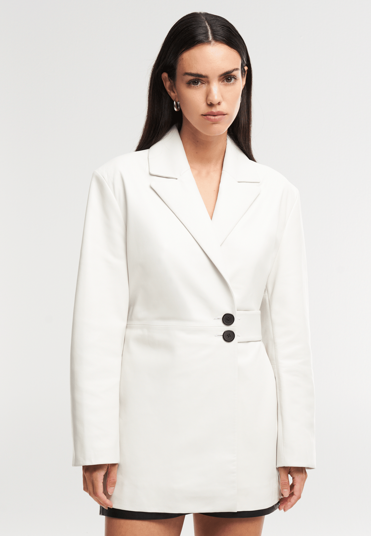 KIKI Leather Blazer
